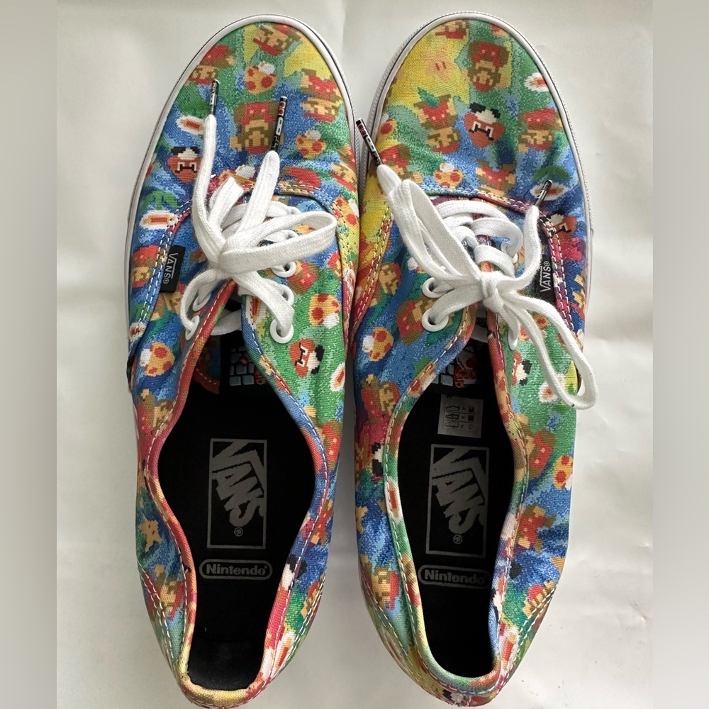 Vans Super Mario Multicolor Sneakers Men’s Size 9